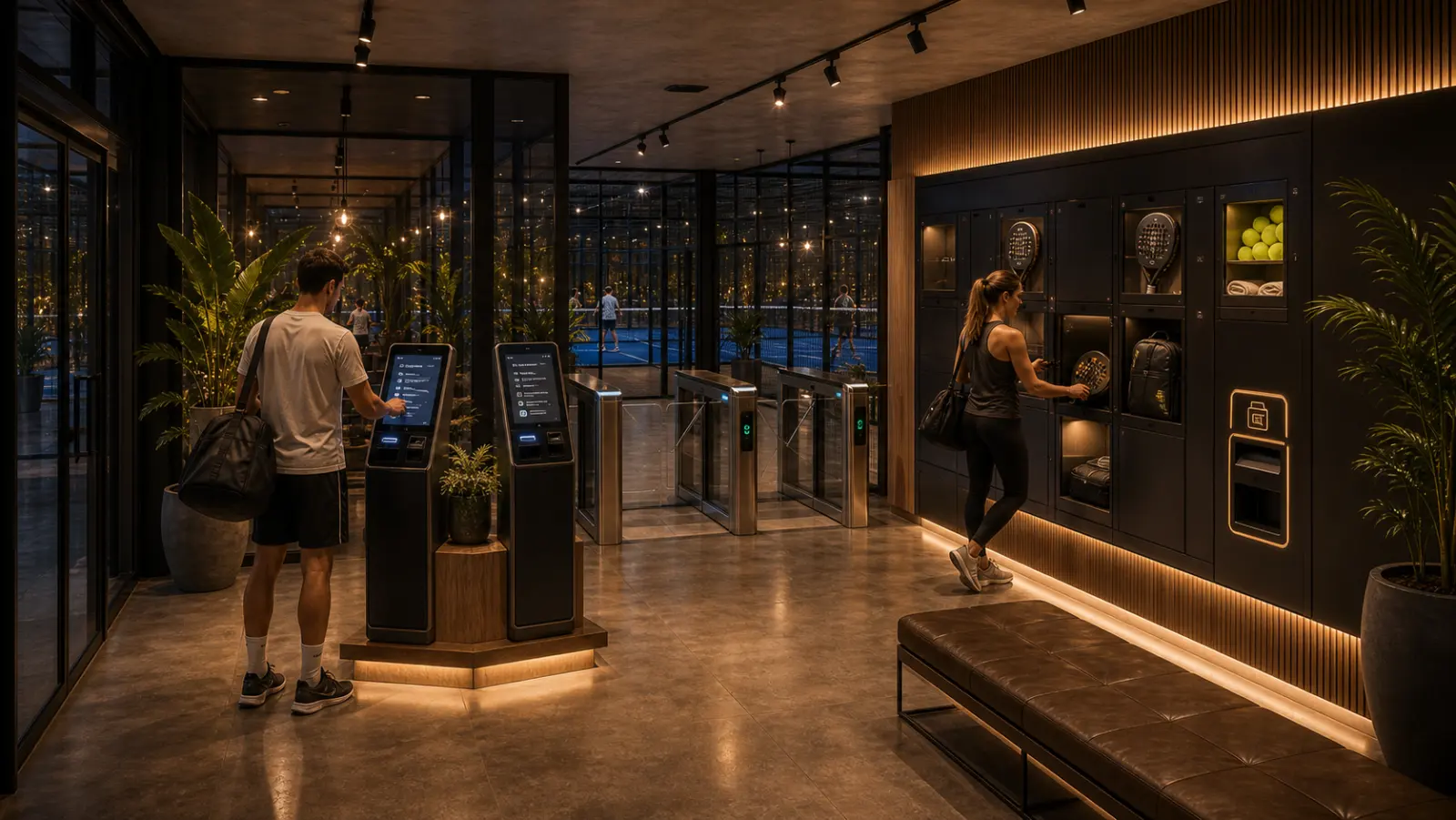 Self-Check-in und Proshop