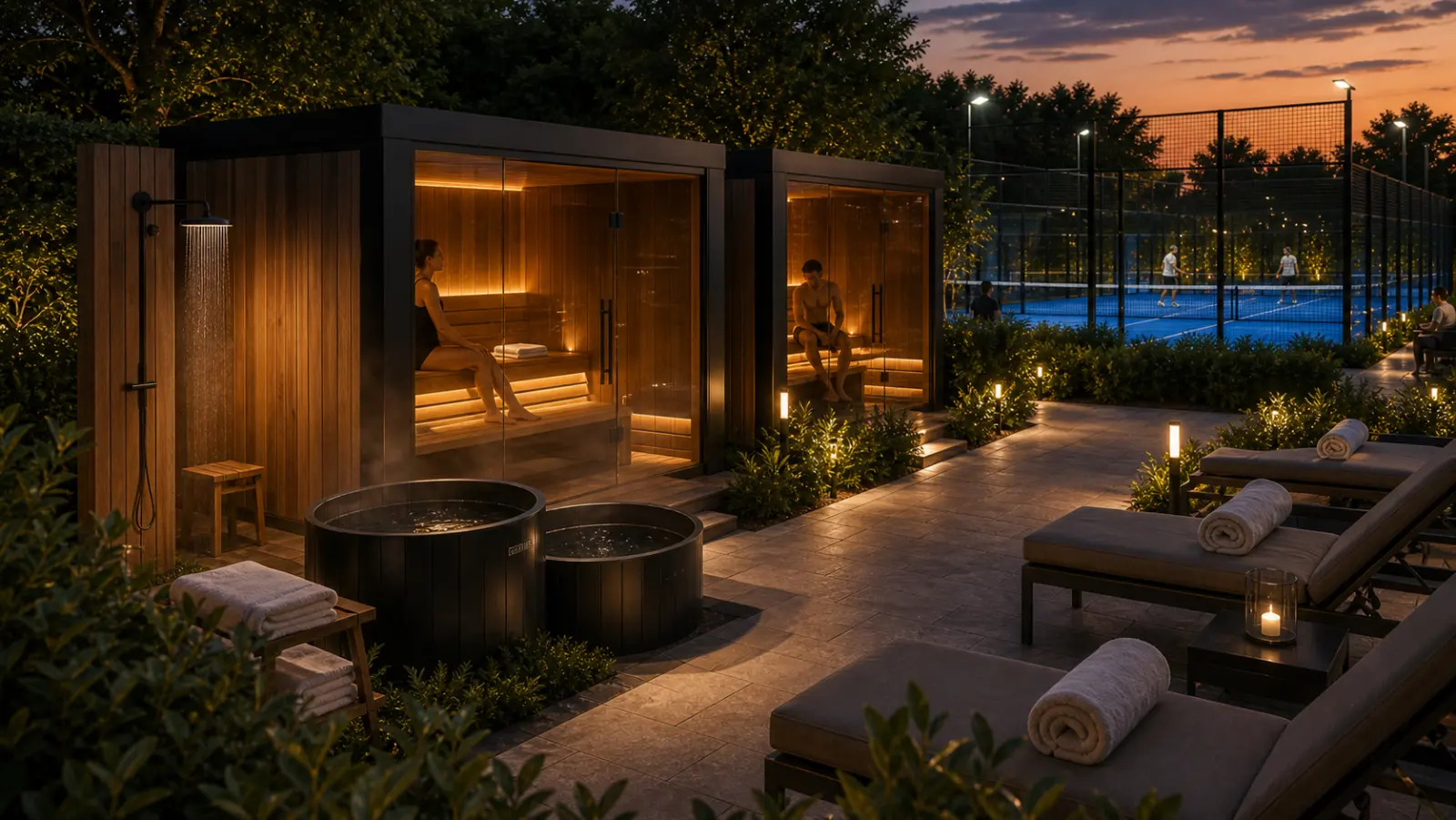 Sauna Außenbereich